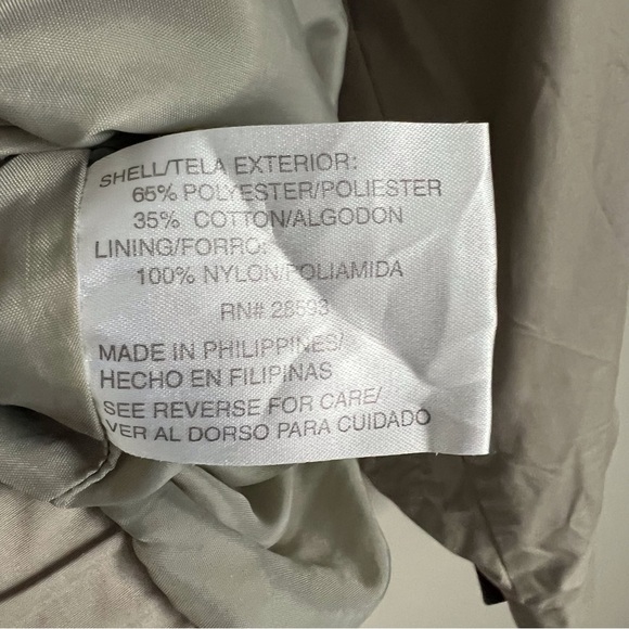 Members Only Vintage Mariner Tan Bomber Jacket Windbreaker Men’s Large - Picture 7 of 9